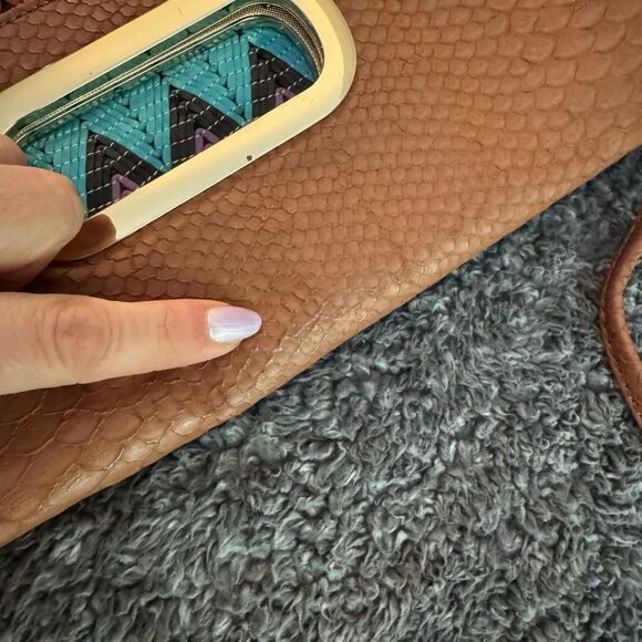 Brown and Multicolor Clutch Crossbody Bag from Aldo - Picture 7 of 9